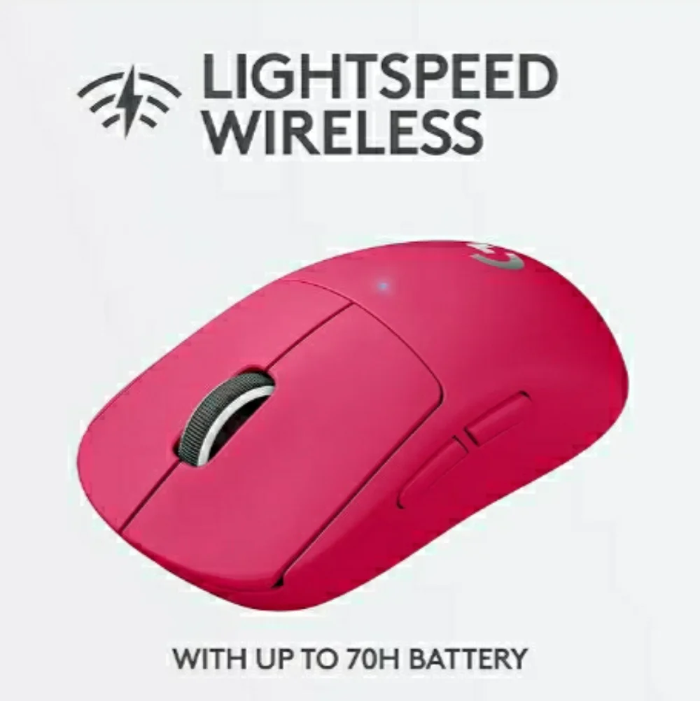 Logitech G Pro X Superlight Pink Magenta Gaming Mouse